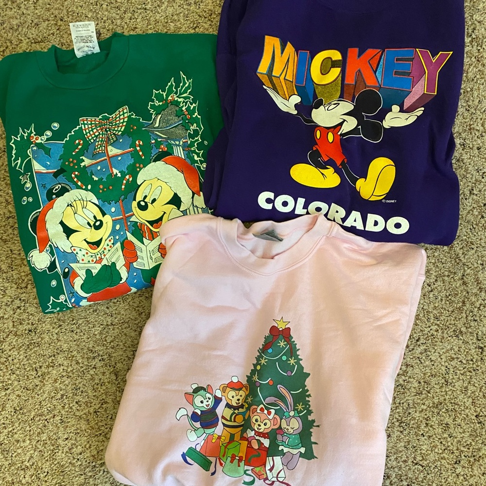 Vintage Disney Sweatshirt Bundle